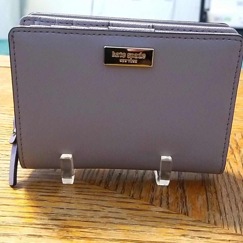 Kate Spade gray/lilac wallet.